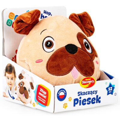 Zabawka interaktywna DUMEL Językowa dla najmłodszych Skaczący Piesek DD30842