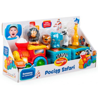 Zabawka interaktywna DUMEL Muzyczna Pociąg Safari DD44697