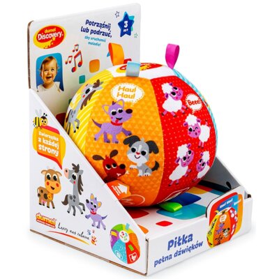 Zabawka interaktywna DUMEL Muzyczna Piłka pełna dźwięków DD55046