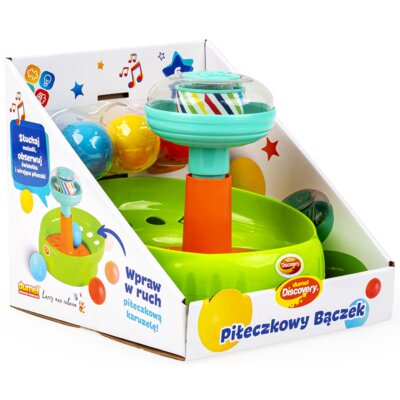 Zabawka interaktywna DUMEL Muzyczna Piłeczkowy bączek DD30812