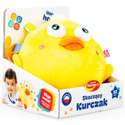 Zabawka interaktywna DUMEL Językowa dla najmłodszych Skaczący Kurczak DD30843