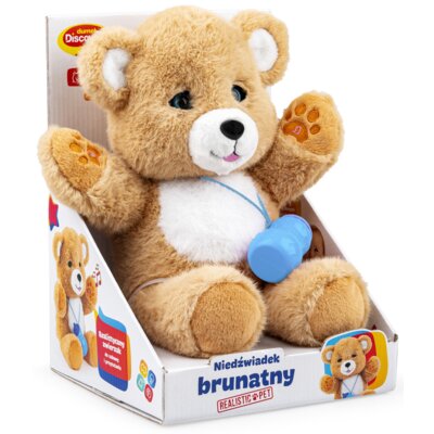 Zabawka interaktywna DUMEL Językowa dla najmłodszych Niedźwiadek Brunatny DD30819