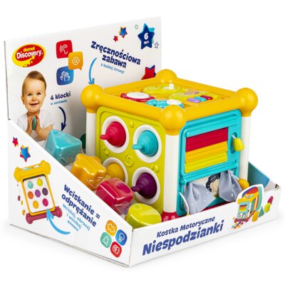 Zabawka edukacyjna DUMEL Muzyczna Kostka motoryczne niespodzianki DD30832