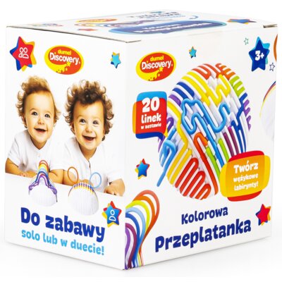 Zabawka edukacyjna DUMEL Kreatywna Kolorowa przeplatanka DD30838