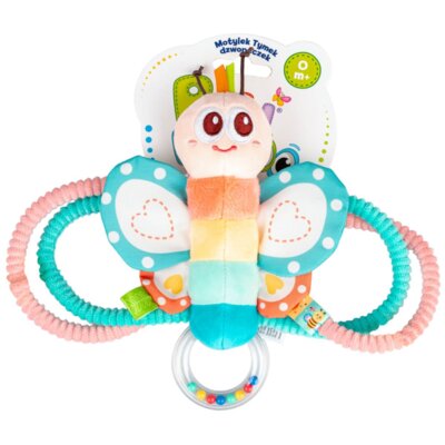 Grzechotka BALIBAZOO Motyl Tymek Dzwoneczek BB82616