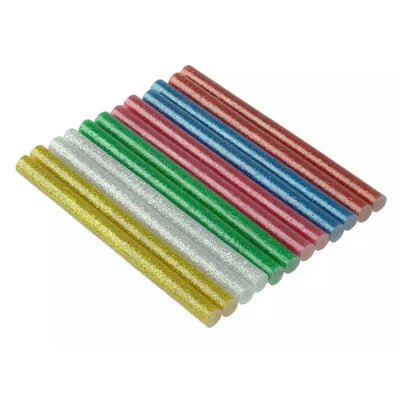 Klej do pistoletu na gorąco DEDRA DED7579 Wkłady (12 szt.) Wielokolorowy brokat