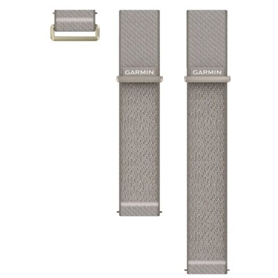 Pasek do Garmin Venu X1 QuickRelease 010-13907-05 (szerokość paska 24 mm) Beżowo-szary