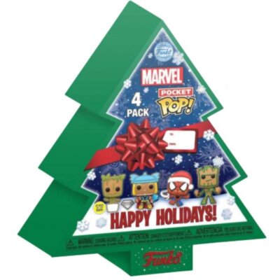 Zestaw breloków FUNKO Pop Marvel Happy Holidays (4 szt.)
