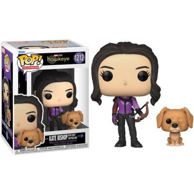 Figurka FUNKO Pop Marvel Hawkeye Kate Bishop with Lucky The Pizza Dog