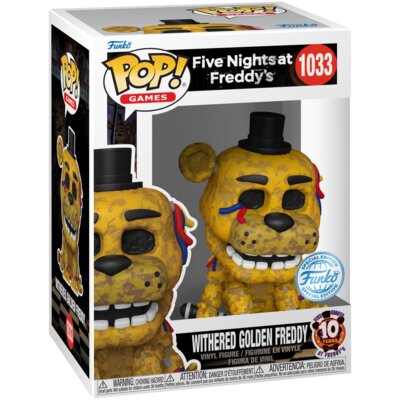 Figurka FUNKO Pop Games Five Nights At Freddy's Withered Golden Freddy