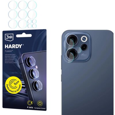Szkło hybrydowe na obiektyw 3MK Hardy Fusion Lens Protection do Oppo Reno 15 F 5G/15 FS 5G
