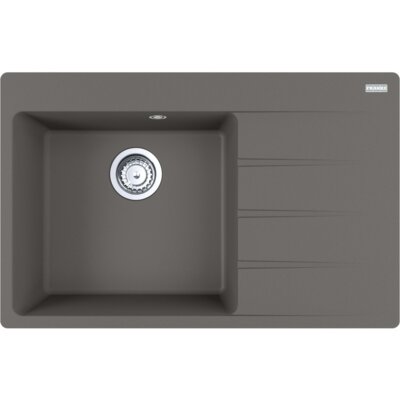Zlewozmywak jednokomorowy z ociekaczem FRANKE Centro CNG 611-78 TL 114.0633.148 Kamienny szary 50x78
