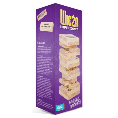 Gra zręcznościowa ALBI Jenga Imprezowa Wieża 80284 18+