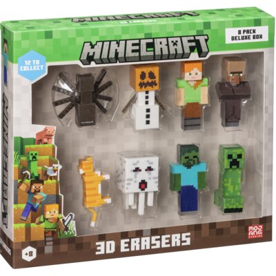 Zestaw gumek MINECRAFT B (8 sztuk)