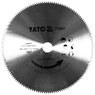 Tarcza do cięcia YATO YT-60631 185 mm