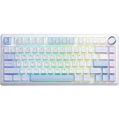 Klawiatura AULA F75 Sea Salt Blue Graywood V3 Switch RGB
