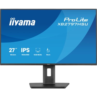 Monitor IIYAMA ProLite XB2797HSU-B1 27" 1920x1080px IPS 120Hz 1 ms [MPRT]