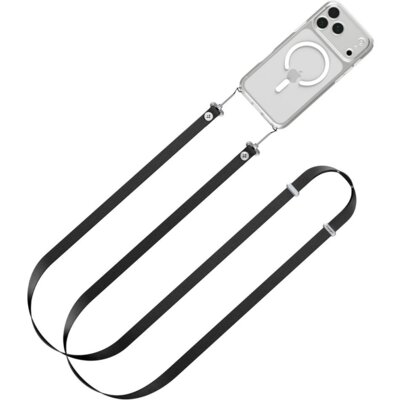 Smycz do telefonu SPIGEN DA30L Lanyard Strap Crossbody Czarny