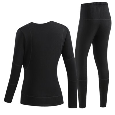 Bielizna podgrzewana MISSION AIR E-Underwear Women Set (rozmiar S) Czarny + 2 x Powerbank