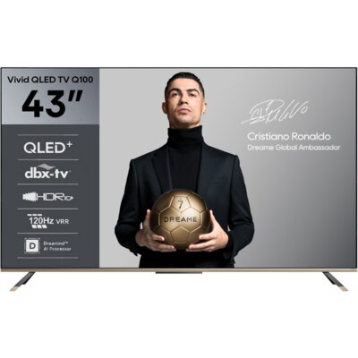Telewizor DREAME 43Q100 43" QLED 60Hz 4K Google TV Dolby Atmos Dolby Vision HDMI 2.1
