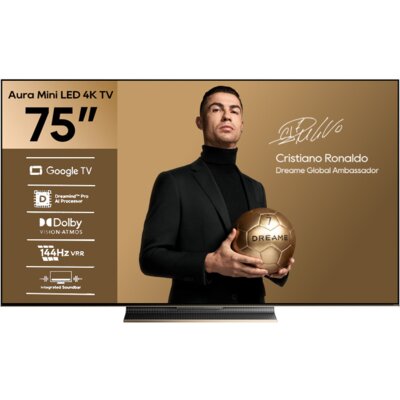 Telewizor DREAME 75S100 75" MINILED 4K 144Hz VRR Google TV Dolby Atmos Dolby Vision HDMI 2.1
