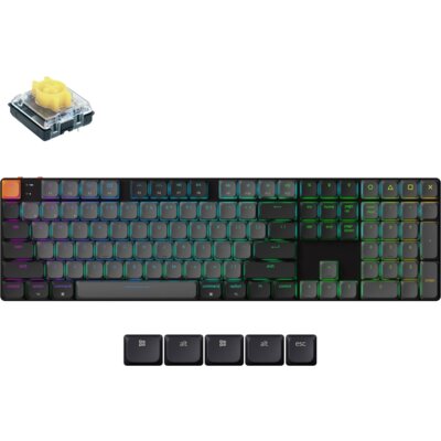 Klawiatura KEYCHRON K5 QMK Wireless Banana Switch Czarno-szary