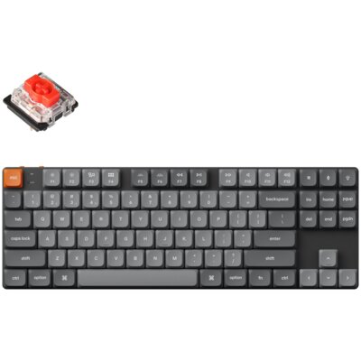 Klawiatura KEYCHRON K1 Max QMK/VIA Wireless Custom Mechanical Gateron Red 2.0 Low Profile Switch