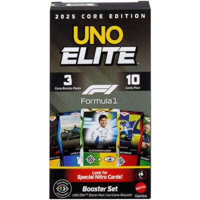Gra karciana UNO Elite Formula 1 Booster Set JLV43