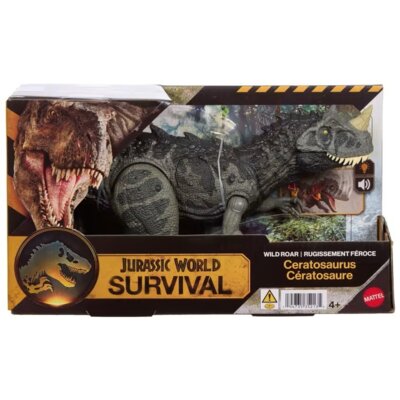 Figurka JURASSIC WORLD Ceratozaur Ryczący dinozaur JKL77