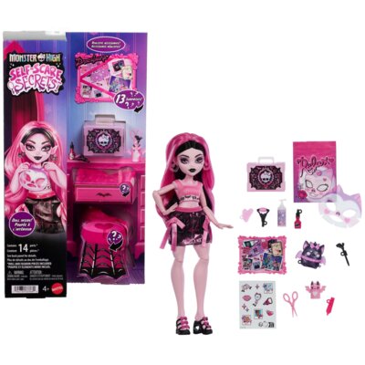 Lalka MONSTER HIGH Straszyrelaks Self-Care Draculaura JHK43