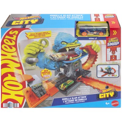 Tor Hot Wheels City Głodny Goryl JHL92