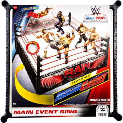 Zestaw akcesoriów MATTEL WWE Main Event Ring JDJ20