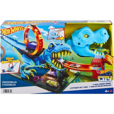Tor Hot Wheels City Pętla T-Rexa HNP77