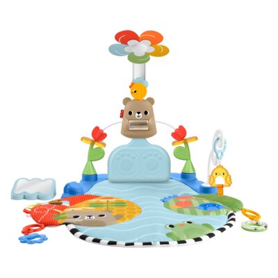 Mata edukacyjna FISHER PRICE Sensory Kop i Kręć 3w1 HYR60