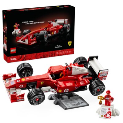 LEGO 11375 Icons Ferrari F2004 i Michael Schumacher