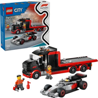 LEGO 60493 City Ciężarówka F1 z bolidem Audi F1