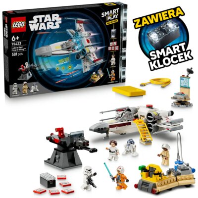 LEGO 75423 Star Wars SMART Play X-Wing Czerwona Piątka Luke'a