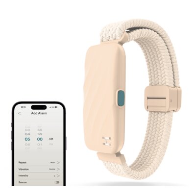 Budzik wibracyjny na nadgarstek HOMEDICS SS-WB100CE-WW Beżowy