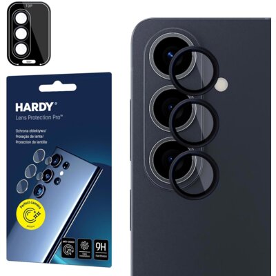 Szkło hybrydowe 3MK Hardy Lens Protection Pro do Samsung Galaxy S26+ Czarny