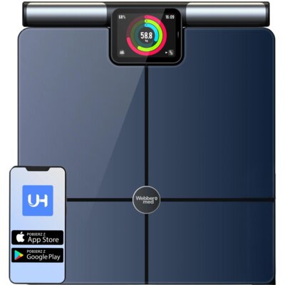 Waga łazienkowa WEBBER Siena PS636C Czarny