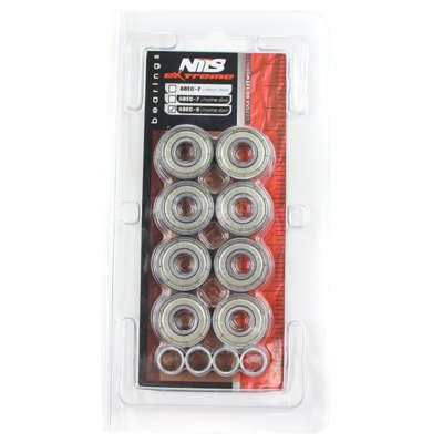 Łożyska NILS EXTREME ABEC-9 Chrome (8 sztuk)