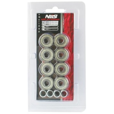 Łożyska NILS EXTREME ABEC-5 Carbon (8 sztuk)