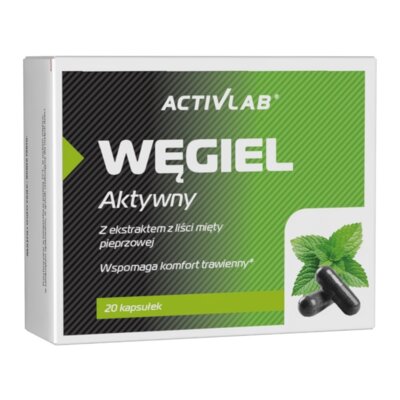 Węgiel aktywny ACTIVLAB (20 kapsułek)