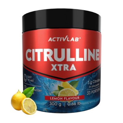 Przedtreningówka ACTIVLAB Citrulline Xtra Cytrynowy (300 g)