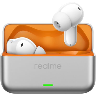 Słuchawki dokanałowe REALME Buds T500 Pro ANC Srebrno-biały