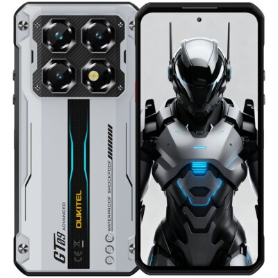 Smartfon OUKITEL WP60 5G 12/512GB 7.2" 120Hz Srebrny