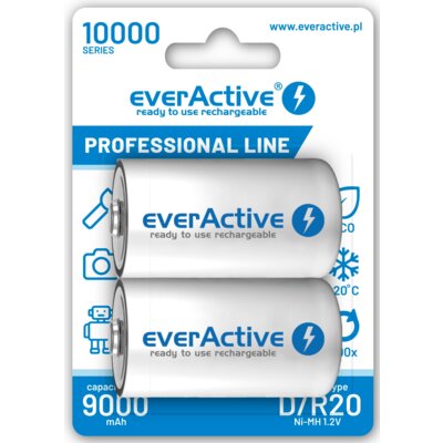Akumulatorki D LR20 9000 mAh EVERACTIVE (2 szt.)