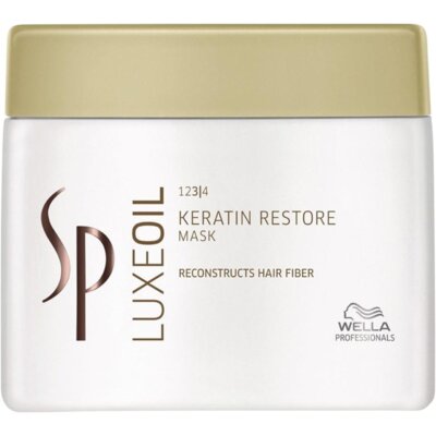 Maska odbudowująca do wszystkich rodzajów włosów SP Luxe Oil Keratin Restore Mask 400ml
