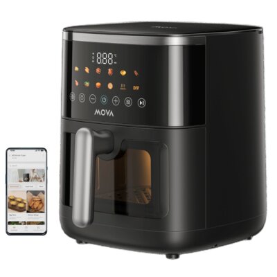 Air Fryer Frytkownica beztłuszczowa MOVA FD10 Pro Max Czarny 6l 12 programów automatycznych