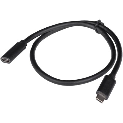 Przedłużacz USB LANBERG USB-C M/F 3.1 0.5m